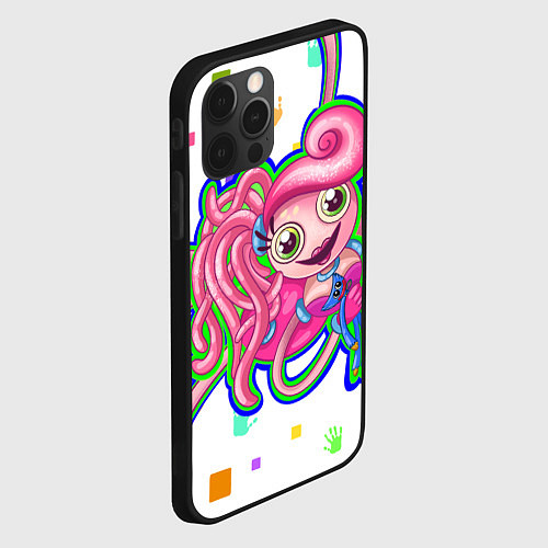 Чехол iPhone 12 Pro Max Мама длинные ноги / 3D-Черный – фото 2