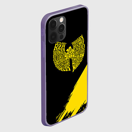 Чехол iPhone 12 Pro Max Wu-tang clan логотип / 3D-Серый – фото 2