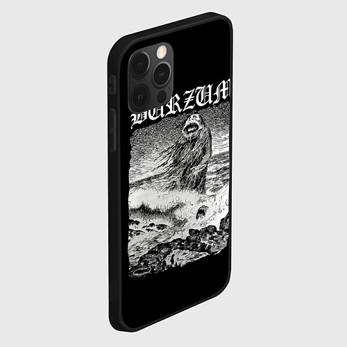 Чехол iPhone 12 Pro Max Burzum - The Sea Monster / 3D-Черный – фото 2