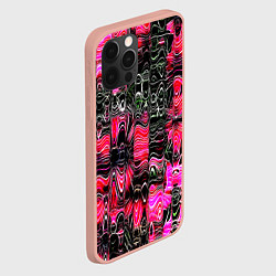Чехол для iPhone 12 Pro Max РАЗНОЦВЕТНАЯ ВОЛНА, цвет: 3D-светло-розовый — фото 2