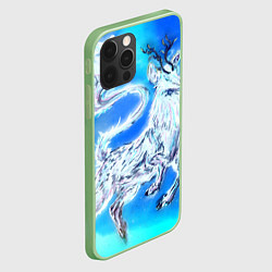 Чехол для iPhone 12 Pro Max Взрослый Твиг из мультфильма Hilda, цвет: 3D-салатовый — фото 2