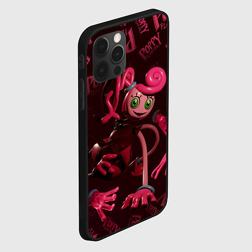 Чехол iPhone 12 Pro Max Mommy Long Legs PP / 3D-Черный – фото 2