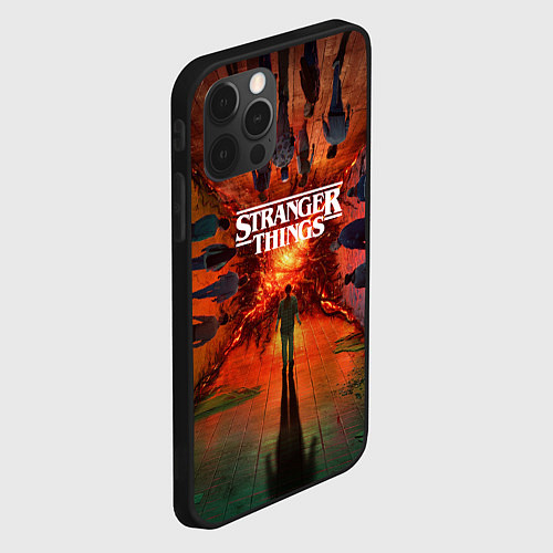 Чехол iPhone 12 Pro Max Stranger Things 4 Измерения / 3D-Черный – фото 2