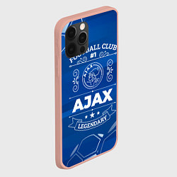 Чехол для iPhone 12 Pro Max Ajax Football Club Number 1, цвет: 3D-светло-розовый — фото 2