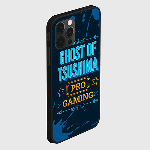 Чехол iPhone 12 Pro Max Игра Ghost of Tsushima: PRO Gaming / 3D-Черный – фото 2