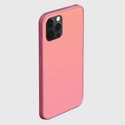 Чехол для iPhone 12 Pro Max Gradient Roseanna Orange to pink, цвет: 3D-малиновый — фото 2