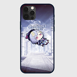 Чехол для iPhone 12 Pro Max Genshin Impact - Qiqi, цвет: 3D-черный