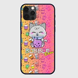 Чехол для iPhone 12 Pro Max Bubble Tea - Бабл Ти, цвет: 3D-черный