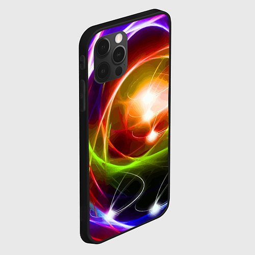 Чехол iPhone 12 Pro Max Галактическое звёздное пространство Galactic Star / 3D-Черный – фото 2