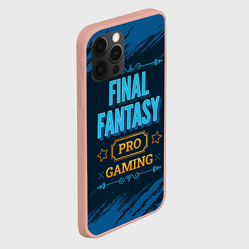 Чехол iPhone 12 Pro Max Игра Final Fantasy: PRO Gaming / 3D-Светло-розовый – фото 2