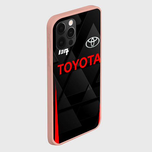 Чехол iPhone 12 Pro Max TAYOTA SPORT ТАЙОТА / 3D-Светло-розовый – фото 2