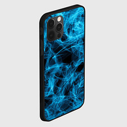 Чехол для iPhone 12 Pro Max ДЫМЧАТАЯ ПАУТИНКА, цвет: 3D-черный — фото 2