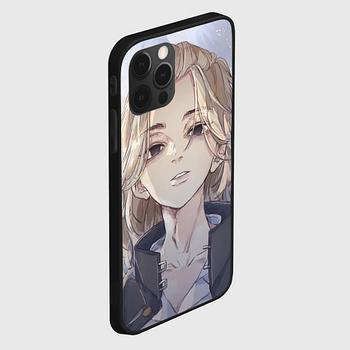 Чехол iPhone 12 Pro Max Манжиро Сано арт / 3D-Черный – фото 2