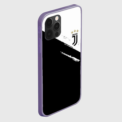 Чехол iPhone 12 Pro Max Juventus маленькое лого / 3D-Серый – фото 2