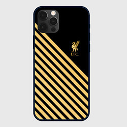 Чехол для iPhone 12 Pro Max Liverpool ливерпуль полосы, цвет: 3D-черный