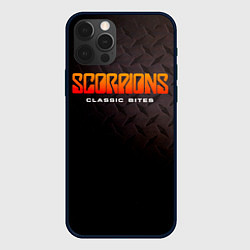 Чехол для iPhone 12 Pro Max Classic Bites - Scorpions, цвет: 3D-черный