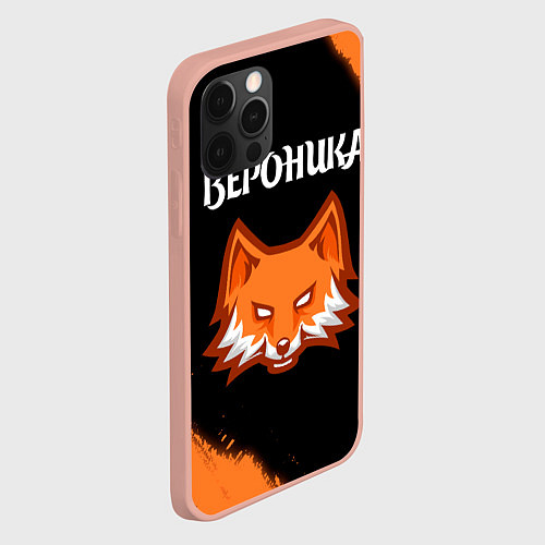 Чехол iPhone 12 Pro Max Вероника ЛИСА Краски / 3D-Светло-розовый – фото 2