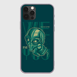 Чехол для iPhone 12 Pro Max А ты инопланетянин?, цвет: 3D-серый