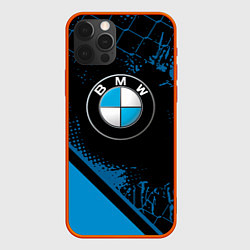 Чехол для iPhone 12 Pro Max BMW : БМВ ЛОГО, цвет: 3D-красный