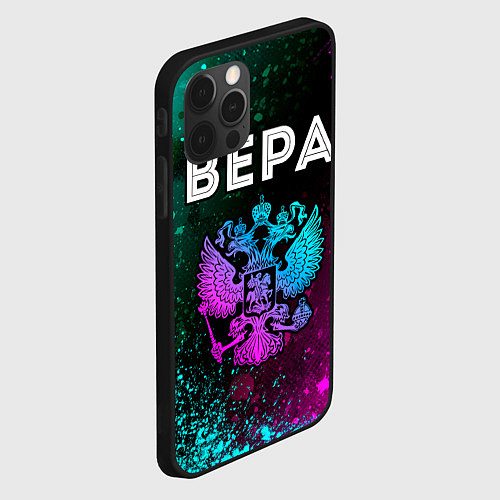 Чехол iPhone 12 Pro Max Вера Россия / 3D-Черный – фото 2