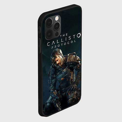 Чехол iPhone 12 Pro Max Джейкоб Ли The Callisto Protocol / 3D-Черный – фото 2