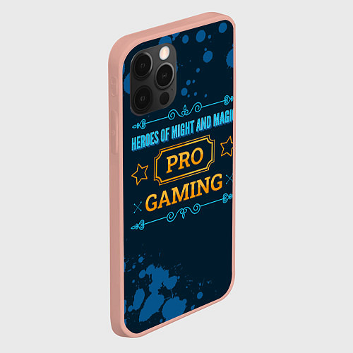 Чехол iPhone 12 Pro Max Игра Heroes of Might and Magic: PRO Gaming / 3D-Светло-розовый – фото 2