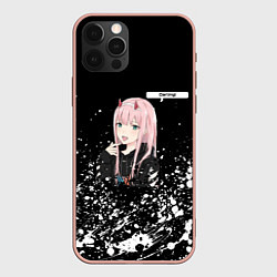 Чехол для iPhone 12 Pro Max ZERO TWO DARLING, цвет: 3D-светло-розовый