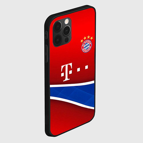 Чехол iPhone 12 Pro Max Bayern munchen sport / 3D-Черный – фото 2