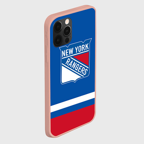 Чехол iPhone 12 Pro Max New York Rangers Панарин / 3D-Светло-розовый – фото 2