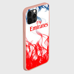 Чехол для iPhone 12 Pro Max Arsenal пламя, цвет: 3D-светло-розовый — фото 2