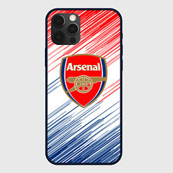 Чехол для iPhone 12 Pro Max Арсенал arsenal logo, цвет: 3D-черный