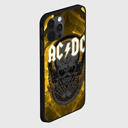 Чехол для iPhone 12 Pro Max AC DC SKULL ROCK, цвет: 3D-черный — фото 2