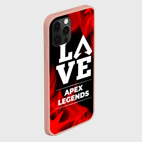 Чехол iPhone 12 Pro Max Apex Legends Love Классика / 3D-Светло-розовый – фото 2