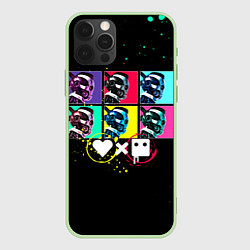 Чехол iPhone 12 Pro Max Pop robots art