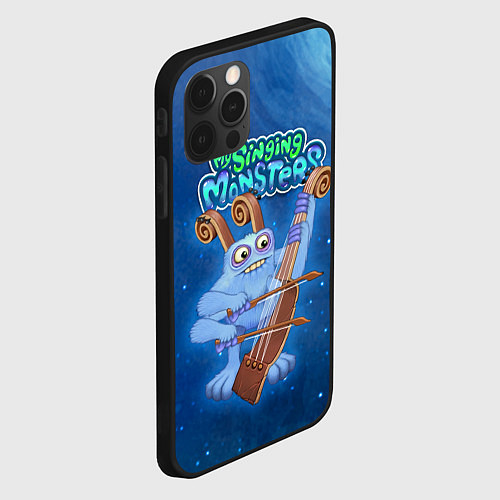 Чехол iPhone 12 Pro Max My singing monsters СМЫЧОРОГ Bowgart / 3D-Черный – фото 2