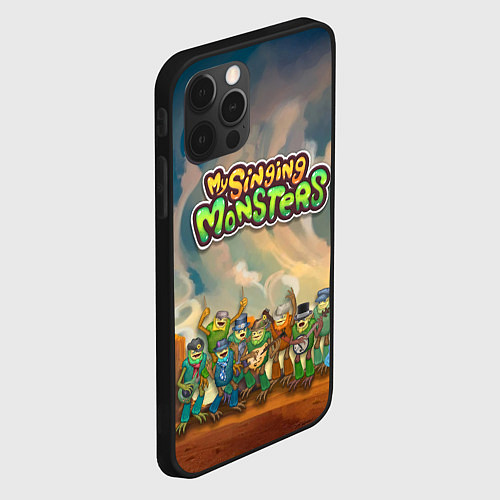 Чехол iPhone 12 Pro Max My singing monsters САХАСЕМЬЯ / 3D-Черный – фото 2