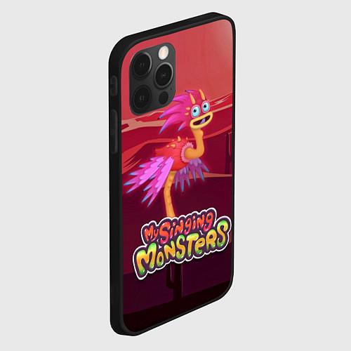 Чехол iPhone 12 Pro Max My singing monsters СТРАВОК Yawstrich / 3D-Черный – фото 2