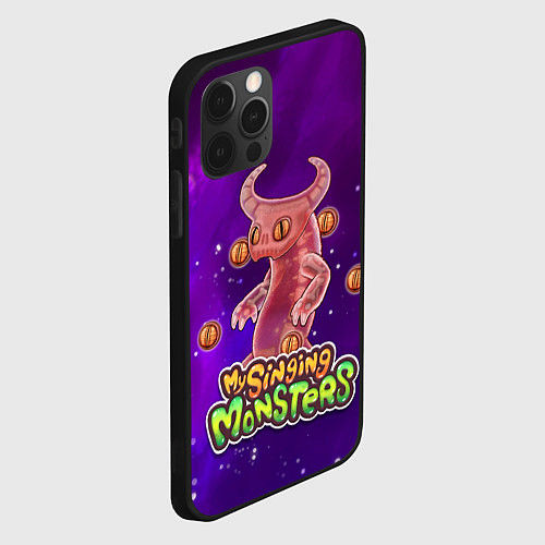 Чехол iPhone 12 Pro Max My singing monsters ЭПИЧЕСКИЙ ВУЖАС / 3D-Черный – фото 2