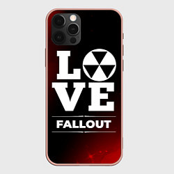 Чехол для iPhone 12 Pro Max Fallout Love Классика, цвет: 3D-светло-розовый