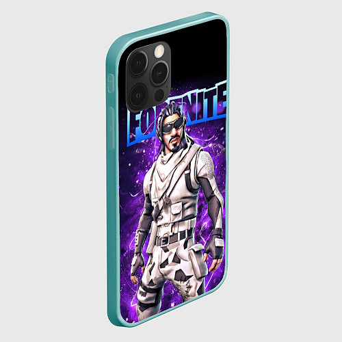 Чехол iPhone 12 Pro Max Fortnite Absolute Zero Hero Реально кульный чувак / 3D-Мятный – фото 2