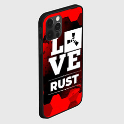 Чехол для iPhone 12 Pro Max Rust Love Классика, цвет: 3D-черный — фото 2
