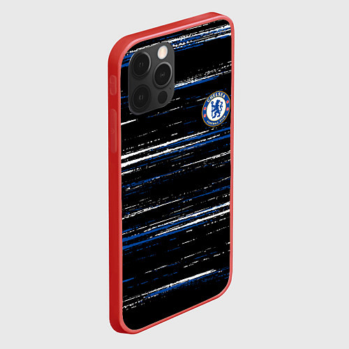 Чехол iPhone 12 Pro Max Chelsea челси лого / 3D-Красный – фото 2