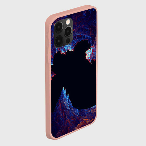 Чехол iPhone 12 Pro Max Ледяной Коралловый Риф / 3D-Светло-розовый – фото 2