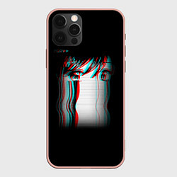Чехол для iPhone 12 Pro Max Sad Neon Girl, цвет: 3D-светло-розовый