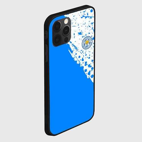 Чехол iPhone 12 Pro Max Leicester city Лестер Сити / 3D-Черный – фото 2