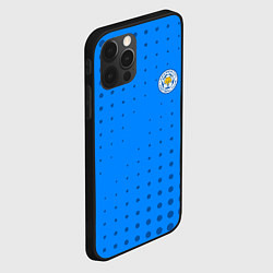 Чехол для iPhone 12 Pro Max Leicester city Абстракция, цвет: 3D-черный — фото 2