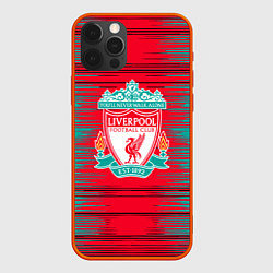 Чехол для iPhone 12 Pro Max Ливерпуль logo, цвет: 3D-красный