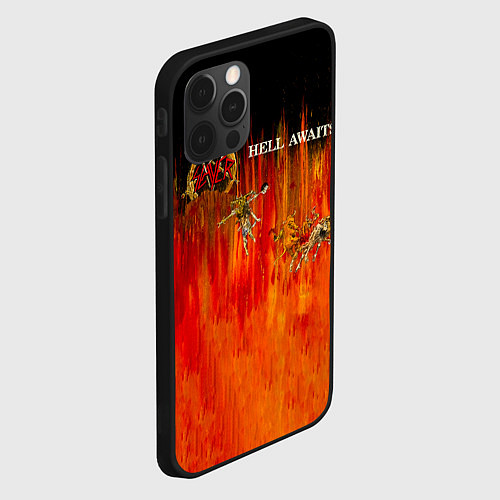 Чехол iPhone 12 Pro Max Hell Awaits - Slayer / 3D-Черный – фото 2