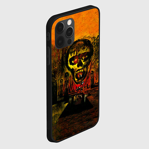 Чехол iPhone 12 Pro Max Seasons In The Abyss - Slayer / 3D-Черный – фото 2