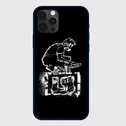 Чехол для iPhone 12 Pro Max Linkin Park граффити, цвет: 3D-черный